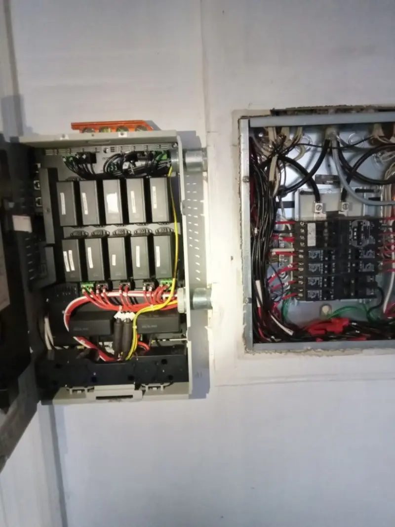 Electrical panel upgrade completed for Commercial Electrician Services in Fuquay